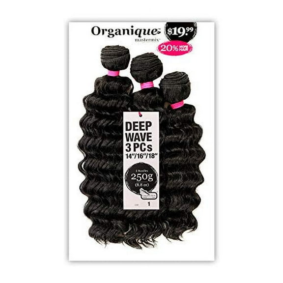 DEEP WAVE 3PCS 18"/20"/22" (2 Dark Brown) - Shake-N-Go Synthetic   Weave