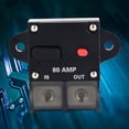 thumbnail image 2 of Portafusibles De Reinicio Manual 80A Disyuntor De Audio Modificado Para Automóvil Restaurable Interruptor De Reinicio Manual Portafusibles ANGGREK Car Audio Fuse Block, 2 of 8