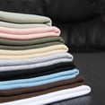 thumbnail image 5 of White Large Women's Summer Scoop Neck Short Sleeve T-Shirts Ribbed Knit Slim Fitted Casual Basic Top, 5 of 5