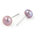 thumbnail image 5 of 50pairs Dyed Pearl Stud Earrings Round Ball Post Earrings with Pins for Women Mixed color 6~6.5mm Pin: 0.7mm, 5 of 5