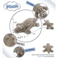 thumbnail image 3 of DolliBu Plush Alligator Stuffed Animal - Soft  Huggable Large Grey Alligator, Adorable Playtime Plush Toy, Cute Wild Life Cuddle Gift, Super Soft Plush Doll Animal Toy for Kids and Adult - 17 Inch, 3 of 7