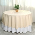 thumbnail image 6 of BalsaCircle 10 Pieces 108" Beige Round Polyester Tablecloths Fabric Table Cover Linens, 6 of 8