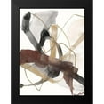thumbnail image 2 of Goldberger, Jennifer 12x14 Black Modern Framed Museum Art Print Titled - Burgundy Interjection I, 2 of 5