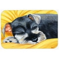 thumbnail image 1 of Carolines Treasures AMB1161LCB Snoozing Schnauzer Verre Grande Planche à Découper, 1 of 2