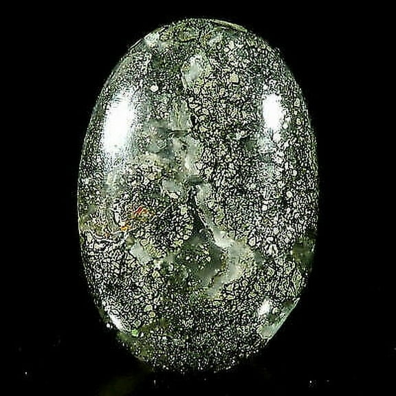 12.60Cts Natural Marcasite Healing Oval Shape Cabochon Loose Gemstone
