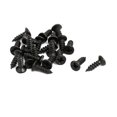thumbnail image 4 of Unique Bargains 50 Pcs Metal Picture Photo Mirror Arch Frame Turn Button w Screw Black, 4 of 4