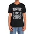 thumbnail image 1 of [Opción popular] Camisetas casuales de verano para hombre: manga corta, cuello redondo, algodón, estampado de letras, para adultos, hombres, mujeres, adolescentes, jóvenes, ocio., 1 of 6