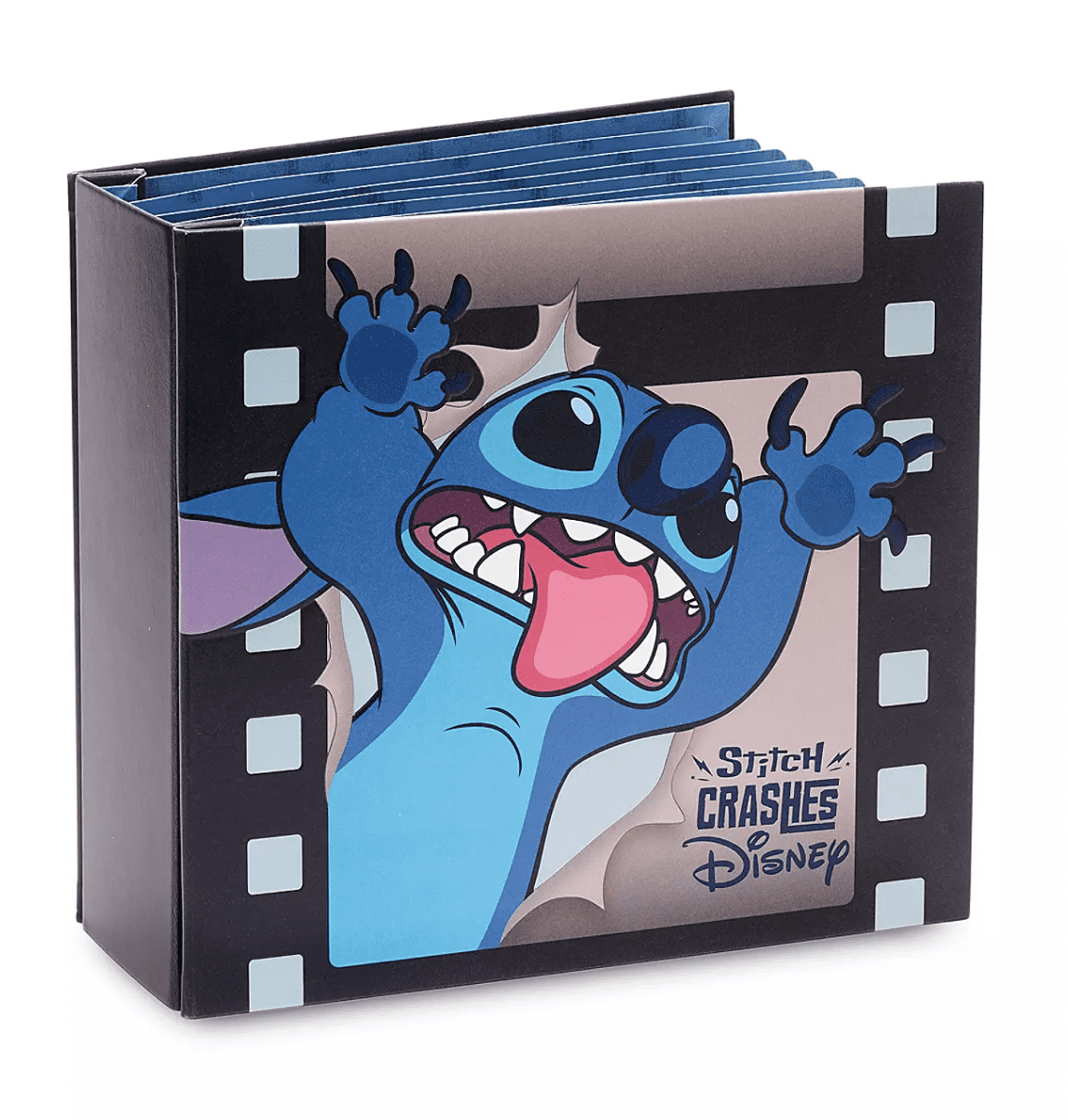 Disney Stitch Crashes Pin Holder with Pin Limited Release New