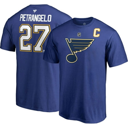 NHL Men's St. Louis Blues Alex Pietrangelo #27 Royal Player T-Shirt