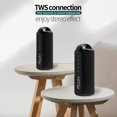 thumbnail image 4 of Subwoofer ZEALOT IPX7 Batería HIFI 5Wx2 1800mAh Portable BT 5.0, 4 of 8