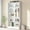 White, variant on Demi Bonn Wood Bookcase, 72" Tall Bookshelf with Open Storage Shelves, 5-Tier Bookshelf for Bedroom, Living Room, White