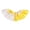 A002- Yellow, variant on Collar Satin Polka Dot Clown Neck Ruffle for Halloween Dress Up All Ages and Adult Halloween Party Accessory for Stage Performance Masquerade Carnival Themed Events