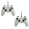2-Pack PowerA Xbox One Wired Controller, White, 1428130-01