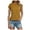 Khaki, variant on HXWCHs Women Solid Organic Cotton T Shirt Women's Casual Dressy Basic Crewneck Cap Sleeve Tee top Loose Fit Comfortable Everyday Wear S Red