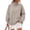 A1_Khaki, variant on Women Cowl Neck Oversized Sweatshirt Drop Shoulder Puff Long Sleeve Loose Fit Pullover Top Soft Warmy Fall Winter Fleece Knit Casual Loungewear Sweatshirt Basic Pullover Sweatshirts Black L