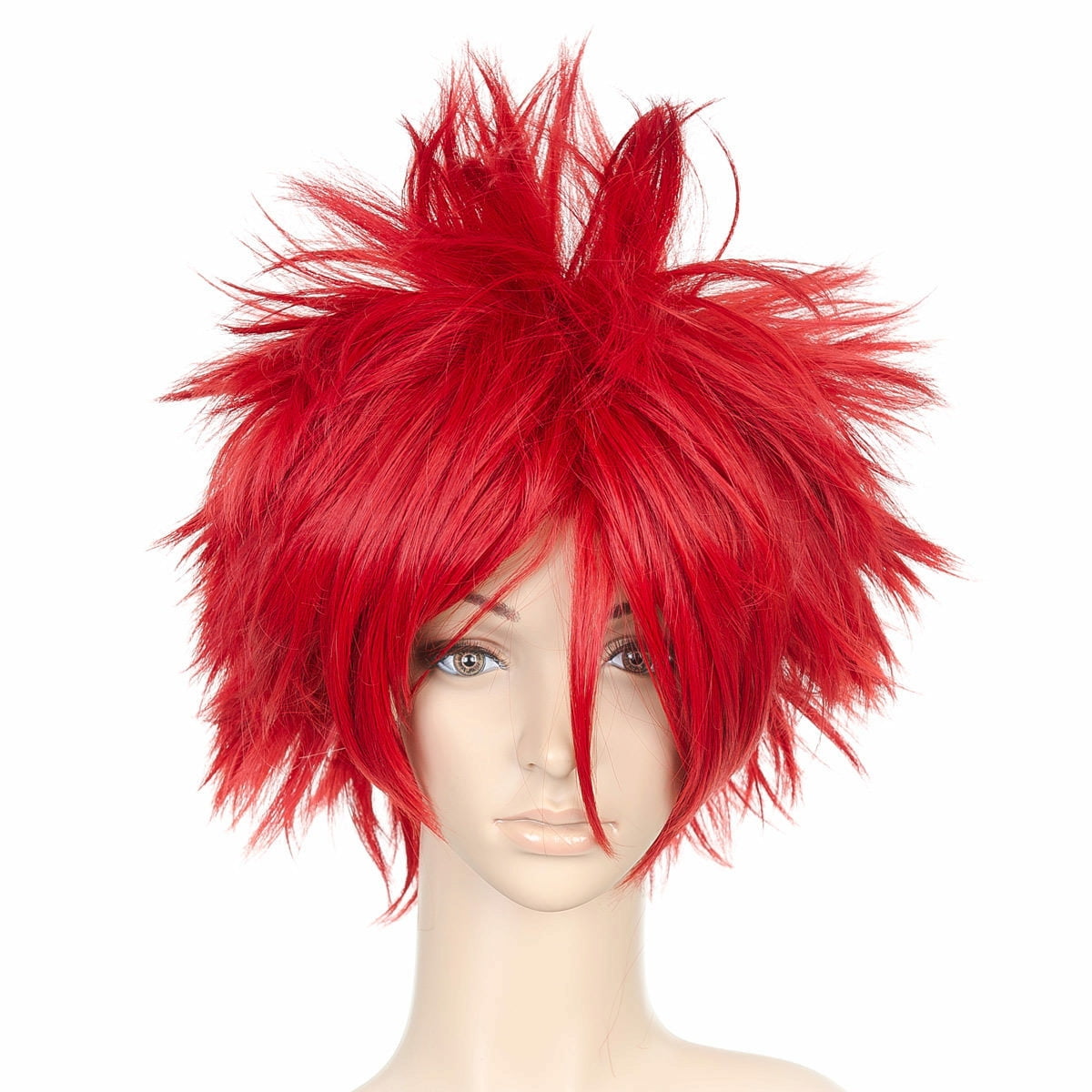 Red Short Length Anime Costume Cosplay Wig