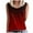 Red, variant on JTZGDY Women's Ombre Graphic Tank Top Loose Fit Crewneck Sleeveless Cami Basic Tees Trendy Summer Beach Vacation Top Shirt Hot Pink S