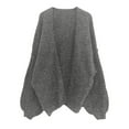 thumbnail image 5 of Womens Cardigan Lightweight Summer Cardigan Women's Long Cardigan Sweater Coat Casual Loose Knit Button Front Open Front Oversized Fall Winter Outwear Comfortable Soft Warm, 5 of 5