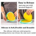 thumbnail image 2 of Silicone Cake Pan - Rainbow Cake Pans 6 Inch Round Silicone Baking Pan Layer Cake Pan Set for Rainbow Cake Resin, 2 of 8