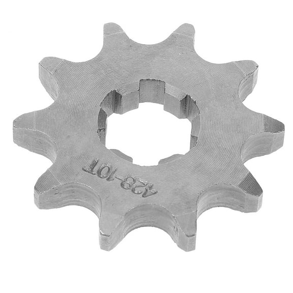 LEORX Motorcycle Front Sprocket Iron Silver for Friction Reduction 1Set