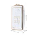 thumbnail image 2 of OULII Car Key Cover Tpu Protective Case Car Remote Key Fob Shell Durable Multi Color Material, 2 of 8