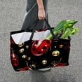 thumbnail image 7 of Seven Starred Ladybird Large Capacity Oxford Cloth Picnic Basket Reusable Laundry Bag Easter Basket Foldable Box, 7 of 7
