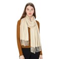 thumbnail image 3 of Foulard Femme Chaude Automne à Carreaux pashmina Foulards avec Pompons, 3 of 5