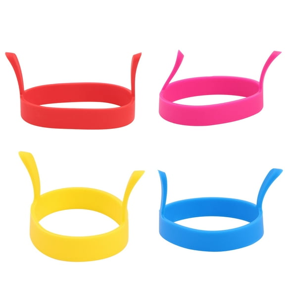 BESTOYARD 4Set Fried Egg Mold Round Silicone Kitchenware for Cooking by Home Cooks