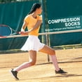 thumbnail image 2 of 3 Pairs Copper Compression Socks for Women & Men Circulation 15-20 mmhg - Better Blood Flow, Swelling, Best Support for Medical, Running, Nursing, 2 of 4