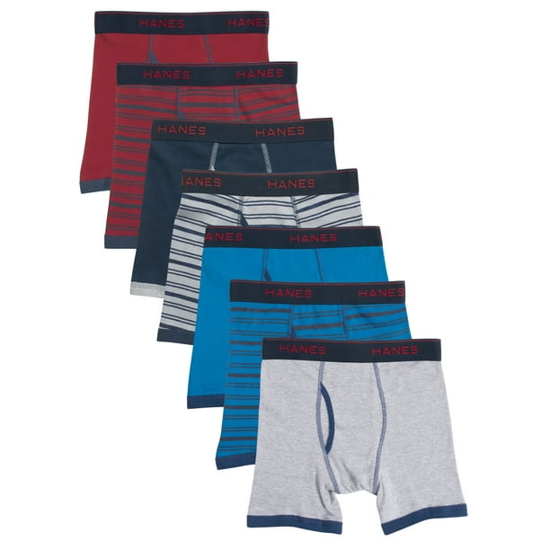 Hanes - Hanes Boys Underwear, 7 Pack Tagless Boxer Briefs Sizes 6/8 ...