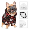 thumbnail image 3 of Cauagu Red Hot Chili 1 Pattern Winter Pet Hoodie Sweatshirts- Dog Hoodie Sweater with Leash Hole - Cute Dog Hoodie - Pet Clothes Puppy Cat Custume -X-Large, 3 of 8
