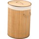 thumbnail image 1 of Cesta de Lavandería Plegable de bambú de Gran Capacidad para Almacenamiento de Ropa Sucia y Cesta de Comestibles, 1 of 4