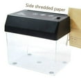 thumbnail image 4 of Amdohai USB Mini Desktop Creative High Security Cross-Cut Shredder, Black, 4 of 7