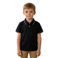 thumbnail image 4 of Polo Shirts Boys Black Girls Short Sleeve Tops School Uniforms Casual Tops Kids Boy Clothes 9-10 Years, 4 of 4