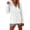White, variant on jiaxiM Lightweight Hoodies for Women Zip Up Summer Thin Hoodies Drawstring Loose Fit Cotton Hoodie Casual Beach Cover Up