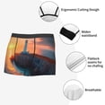 thumbnail image 3 of Naloa Lighthouse At Sunset Coast Mens Underwear - Boxers for Men, Mens Boxer Briefs, Classic Briefs for Men-Small, 3 of 5