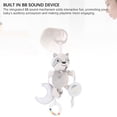thumbnail image 3 of Clip On Plush Hanging Toy, Baby Crib Hanging Rattles Toy Soft Cute Cartoon Animal Educational Gray  for Infant, 3 of 7