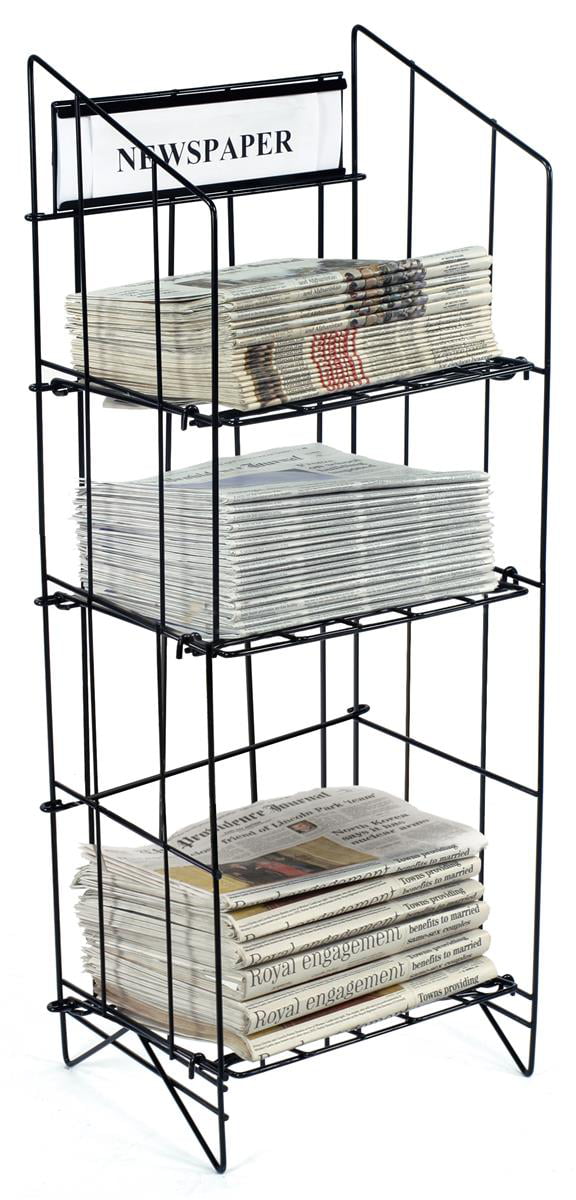 Wire Newspaper Stand 