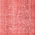 thumbnail image 1 of Ahgly Company Machine Washable Indoor Square Oriental Red Traditional Area Rugs, 6' Square, 1 of 4