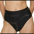 thumbnail image 2 of Calvin Klein BLACK High-Waist Logo Bikini Swim Bottom, US X-Large, 2 of 3