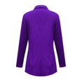 thumbnail image 6 of Weikingp Womens Blazer, Women'S Solid Colour Lapel Pocket Suit Jacket Blazers for Women Business Casual Blazers for Women Purple S, 6 of 8