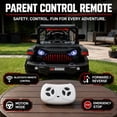 thumbnail image 4 of FUPOJH 12V Ride on Car,Electric Kids Jeep,Lockable Doors,Seatbelt,Bluetooth Music,Ages 1-6,Includes Remote Control,Black, 4 of 8