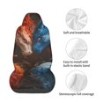 thumbnail image 4 of Daiia Red And Blue Fire Dragon F Printed Car Seat Cover - Waterproof & Sweatproof - Universal Fit, Machine Washable, Non-Slip - Seat Protector for Car, Truck, SUV, Van (1 Pack), 4 of 5