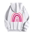 thumbnail image 5 of QHFBli Sweatshirt for Women Breast Cancer Full Zip Hoodie Graphic Pink Ribbon Casual Sweatshirt Y2K Outerwear Hoodies with Pockets, 5 of 6