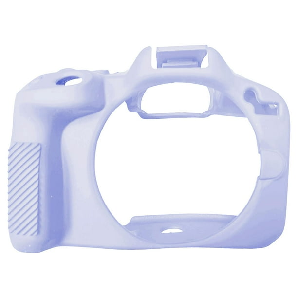 Estuche para cámara de silicona suave, cómodo y antiarañazos. Violeta