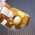 thumbnail image 3 of Baby Girls Fisherman Sandals Light up Sneakers Cute Cartoon LED Luminous Nonslip Soft Sole Walking Shoes Yellow 5.5 Infant, 3 of 7