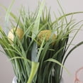 thumbnail image 4 of 10" Green and Yellow Potted Artificial Grass and Eggs Easter Decoration, 4 of 4
