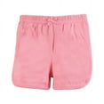 thumbnail image 4 of Hudson Baby Infant Girl Shorts Bottoms 4-Pack, Palm Flamingo, 12-18 Months, 4 of 6