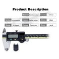 thumbnail image 3 of Calipers 500-196-20 Digital Caliper Stainless Steel Metric 6"Inch 0-150mm Range-0.001" Accuracy 0.0005" ,Easy to Operate, 3 of 5