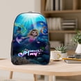 thumbnail image 4 of Mermaid Magic Pattern Transparent Backpack Lightweight And fashionable Showcasing Personality And Leading The Trend, 4 of 6